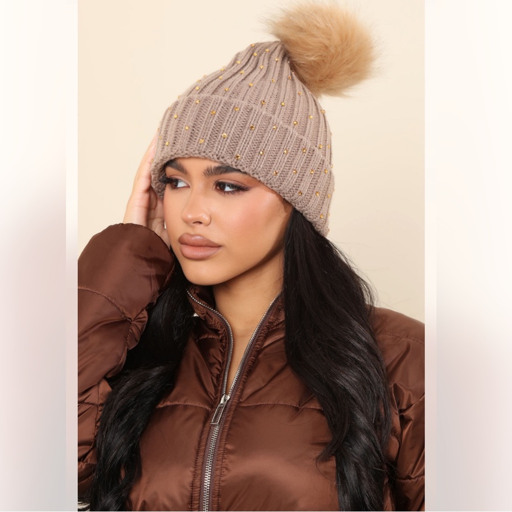 Rhinestone Beanie